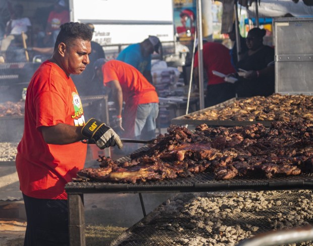 In addition to vendors offering all kinds of jerk and Caribbean cuisine, the 21st Annual Grace Jamaican Jerk Festival will also feature cooking demonstrations by Jamaican chefs Travis Reece and Darian Bryan as well as Bahamian chef Jamal Small. There will also be a "Chef Challenge" between NBC-6's Cherney Amhara and WPLG's Alexis Frazier. (Grace Jamaican Jerk Festival/Courtesy)